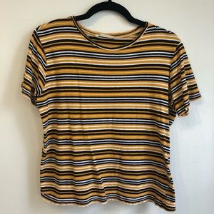 Zara Boxy Striped Tee
